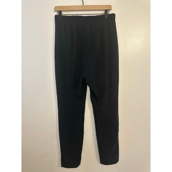 Anthropologie High Rise Black Zip Ankle Legging Trousers Capsule Travel Medium - Picture 3 of 10